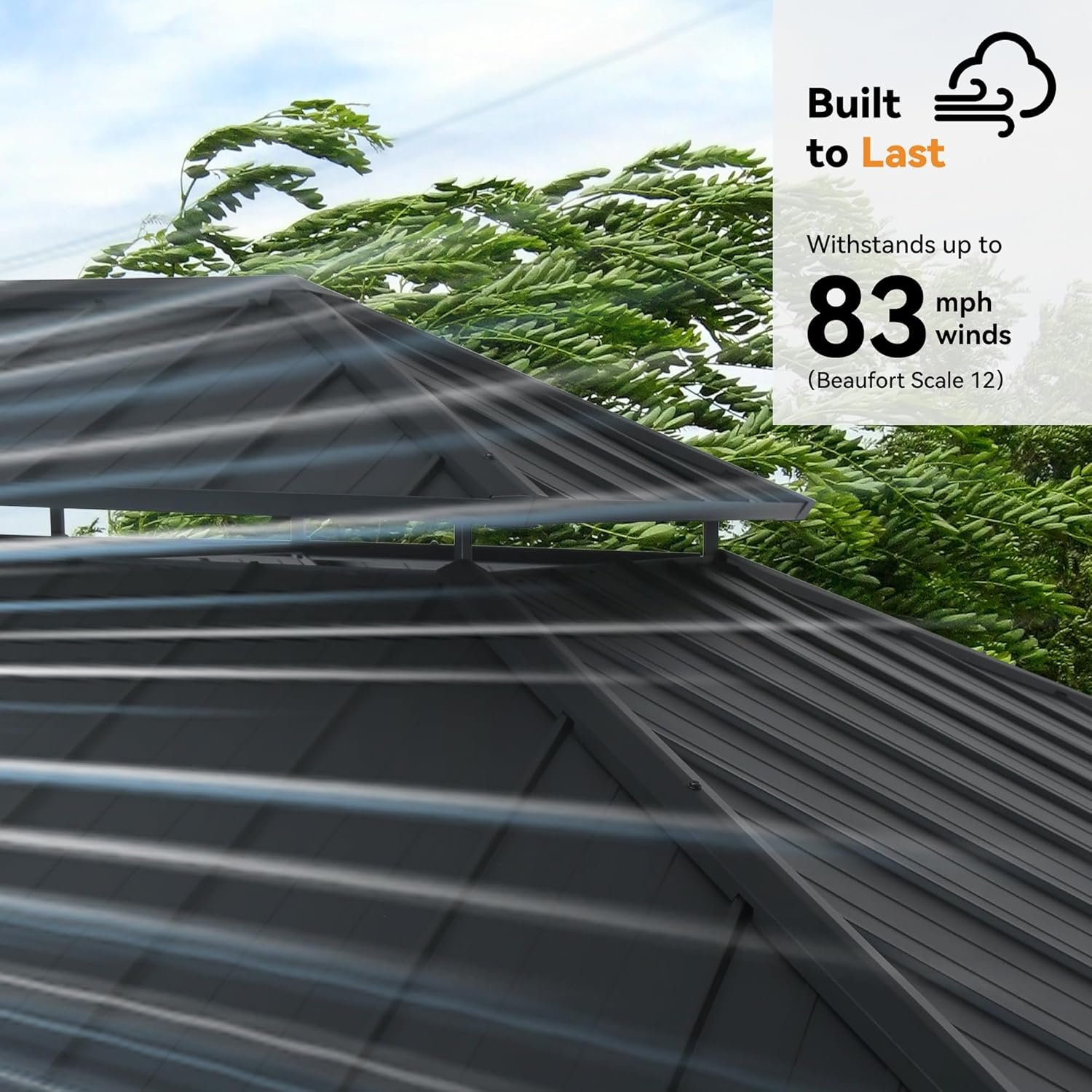 81BugGVdsNL._AC_SL1500_-1 Modern Shade Wood Gazebo Double Galvanized Steel Roof